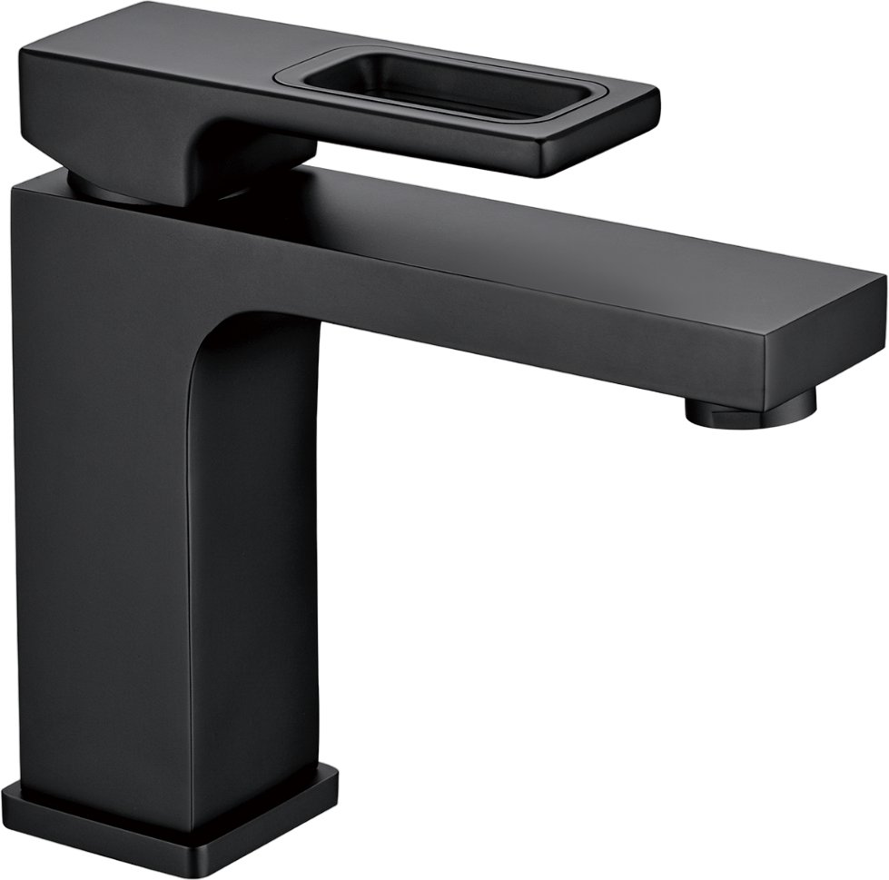 Смеситель для раковины Gappo G17-6 G1017-6 черный