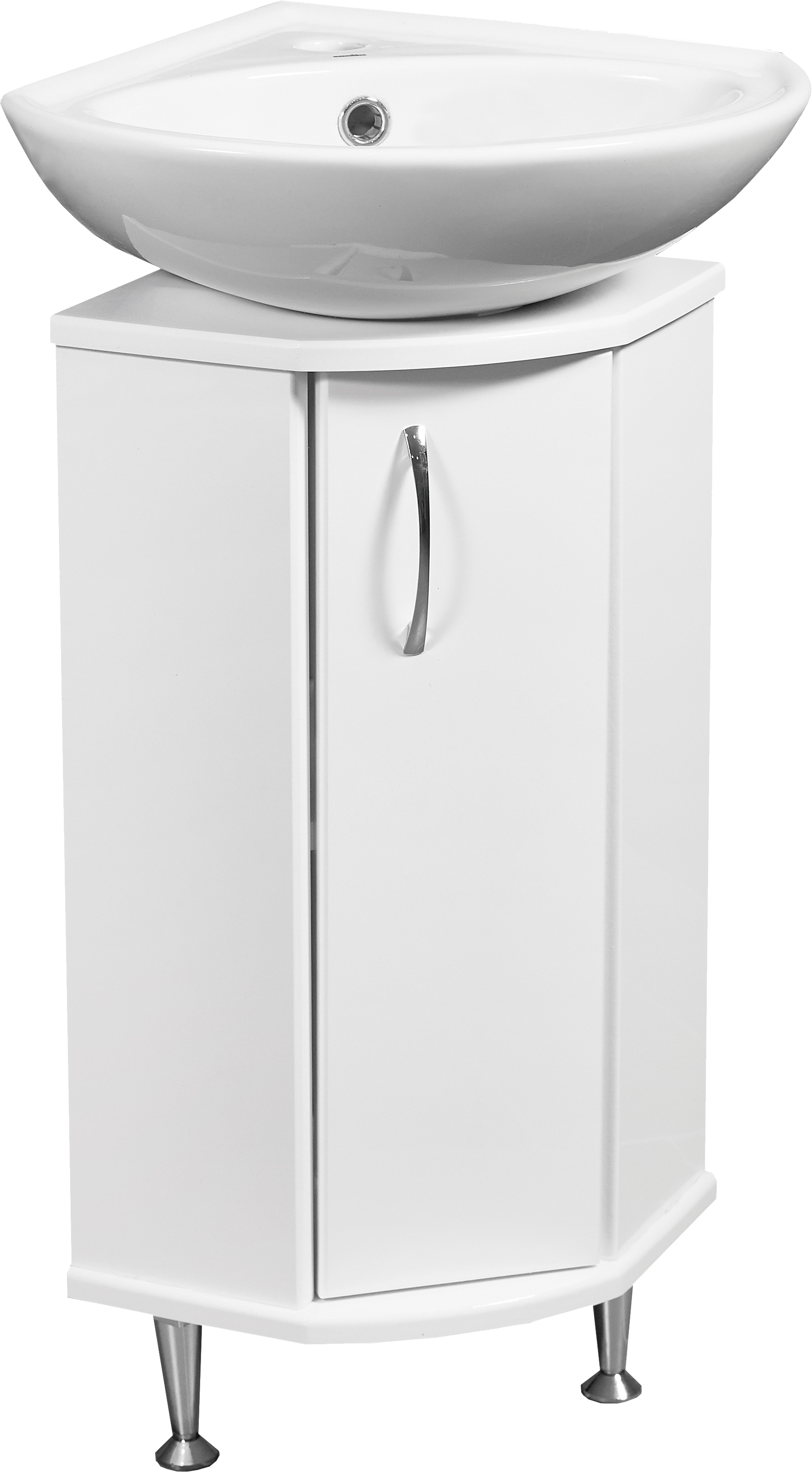 Тумба под раковину со столешницей Stella Polar Концепт 30 угловая