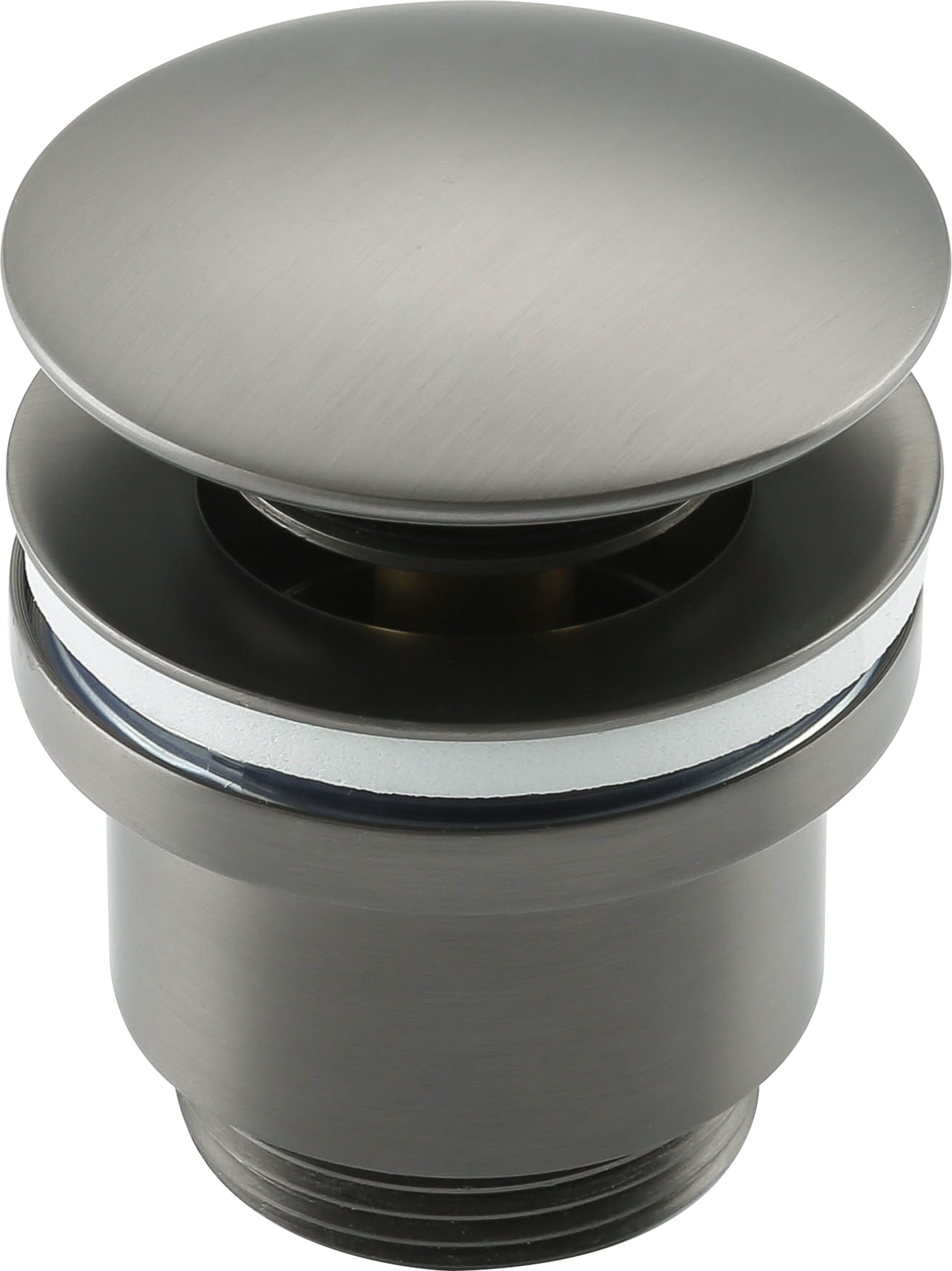 Донный клапан для раковины Frap F62-9 универсальный, оружейная сталь