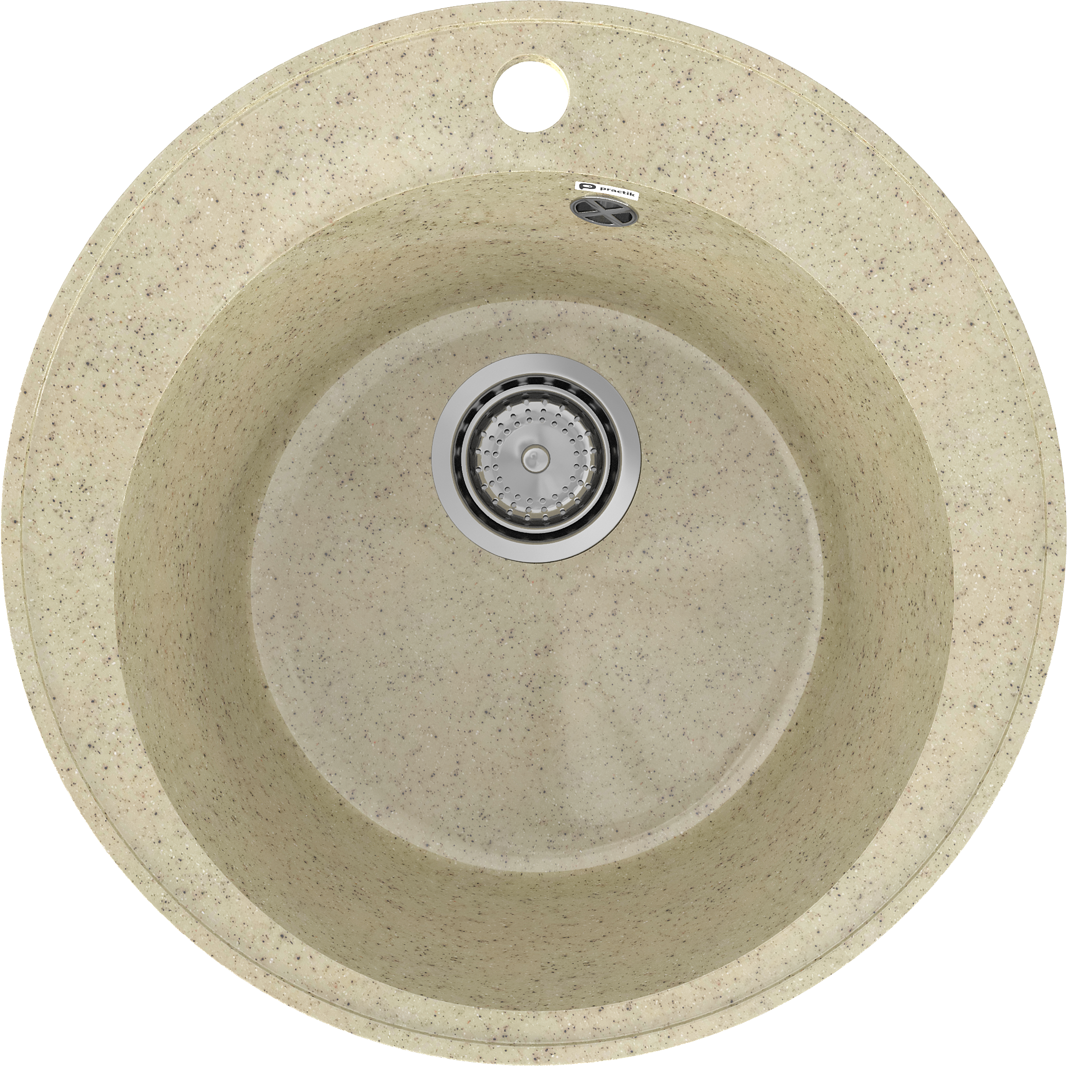 Мойка кухонная Practik PR-M 475-002 слоновая кость