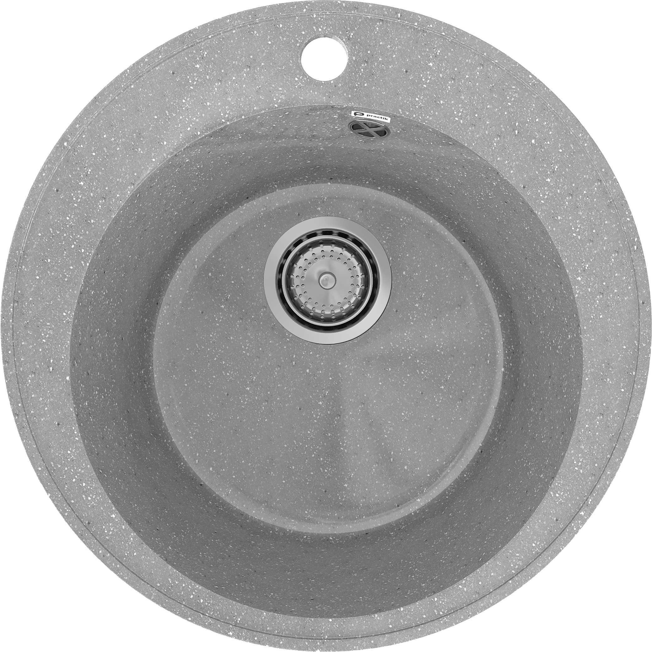 Мойка кухонная Practik PR-M 475-003 светло-серая