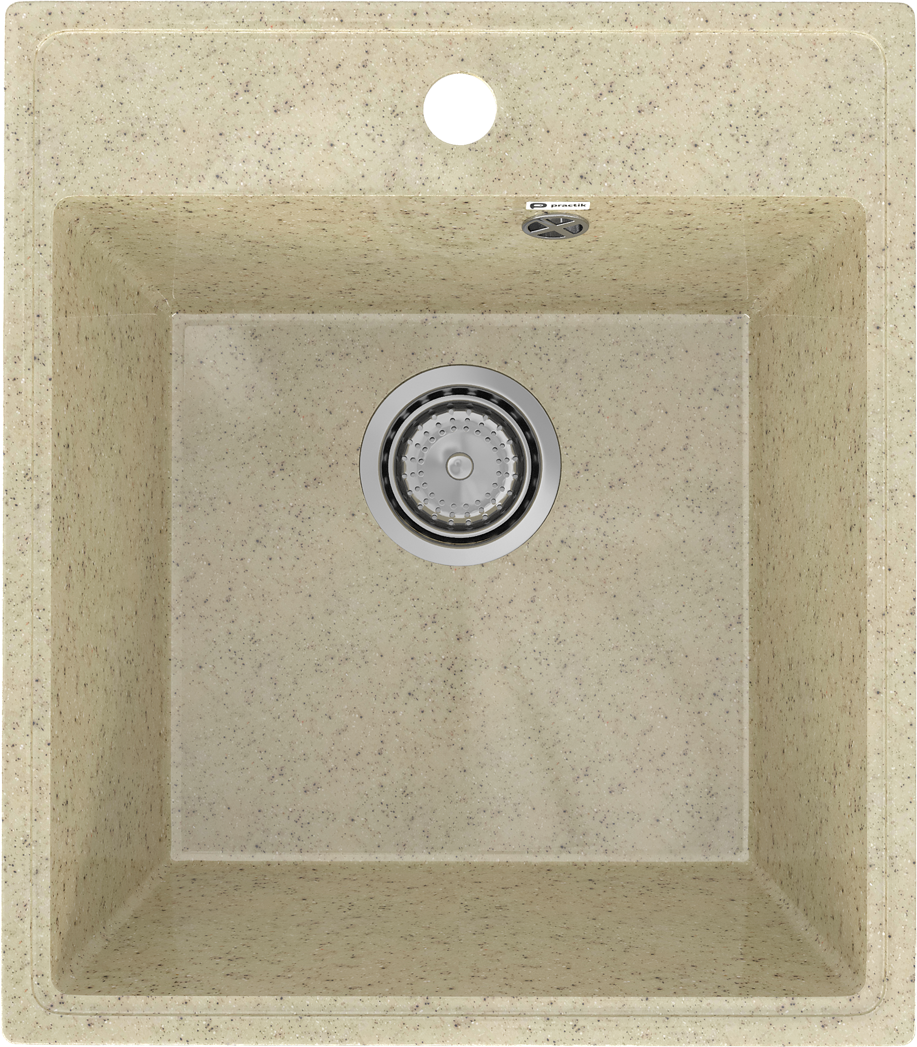 Мойка кухонная Practik PR-M 425-002 слоновая кость