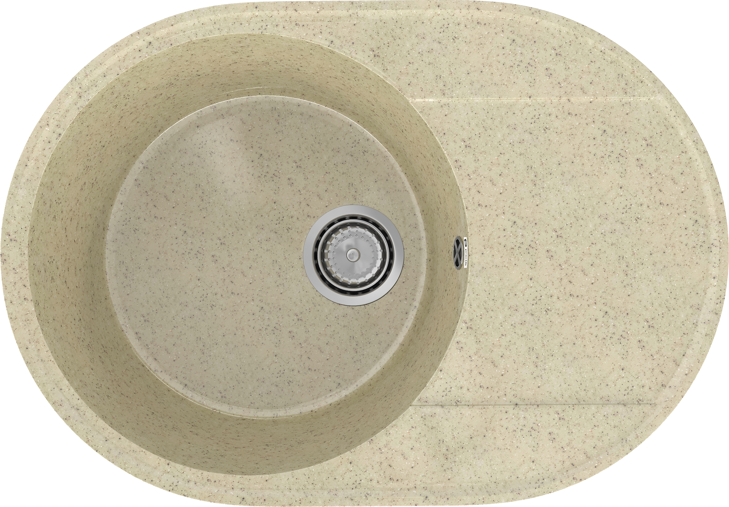 Мойка кухонная Practik PR-M 610-002 слоновая кость