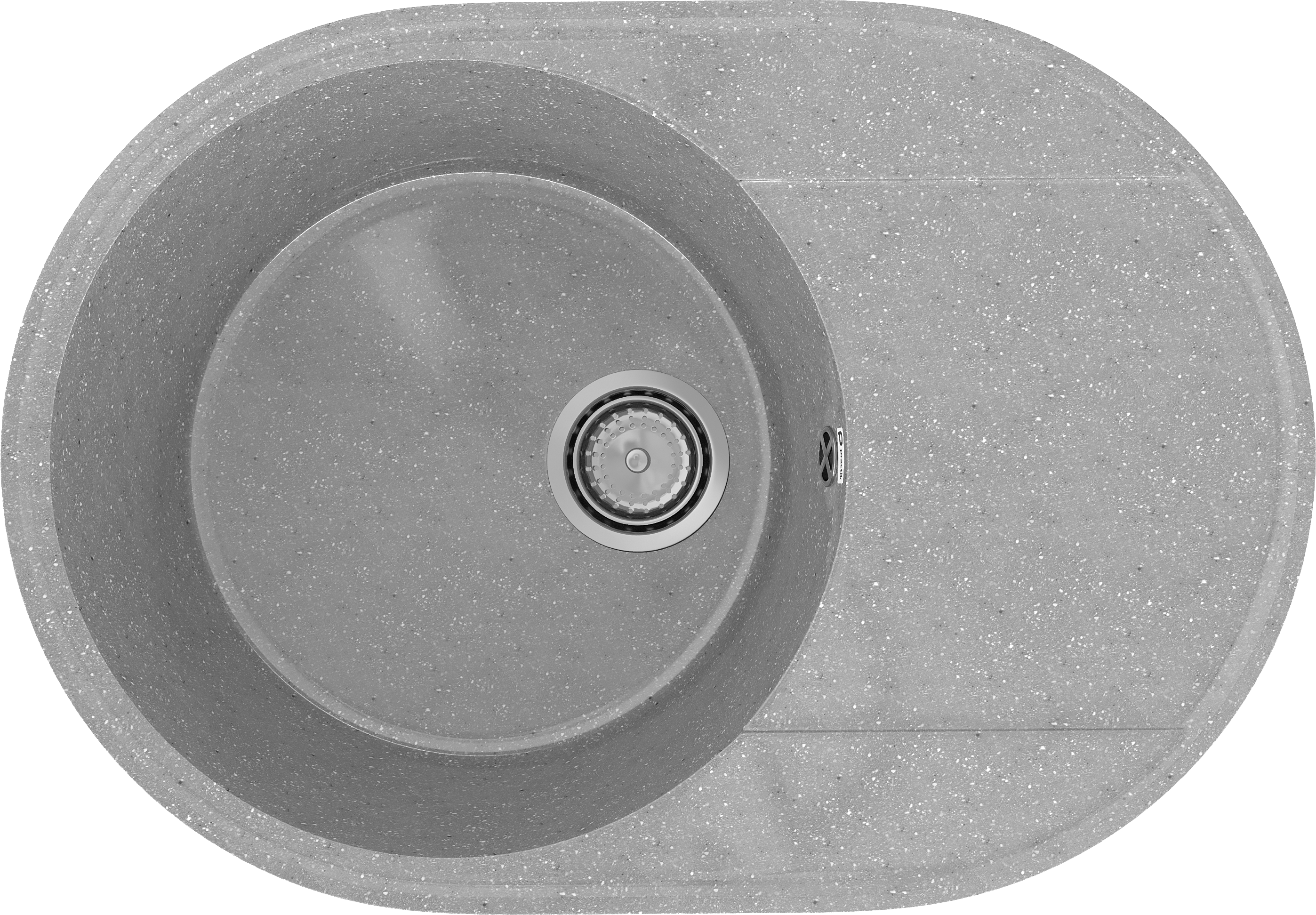 Мойка кухонная Practik PR-M 610-003 светло-серая