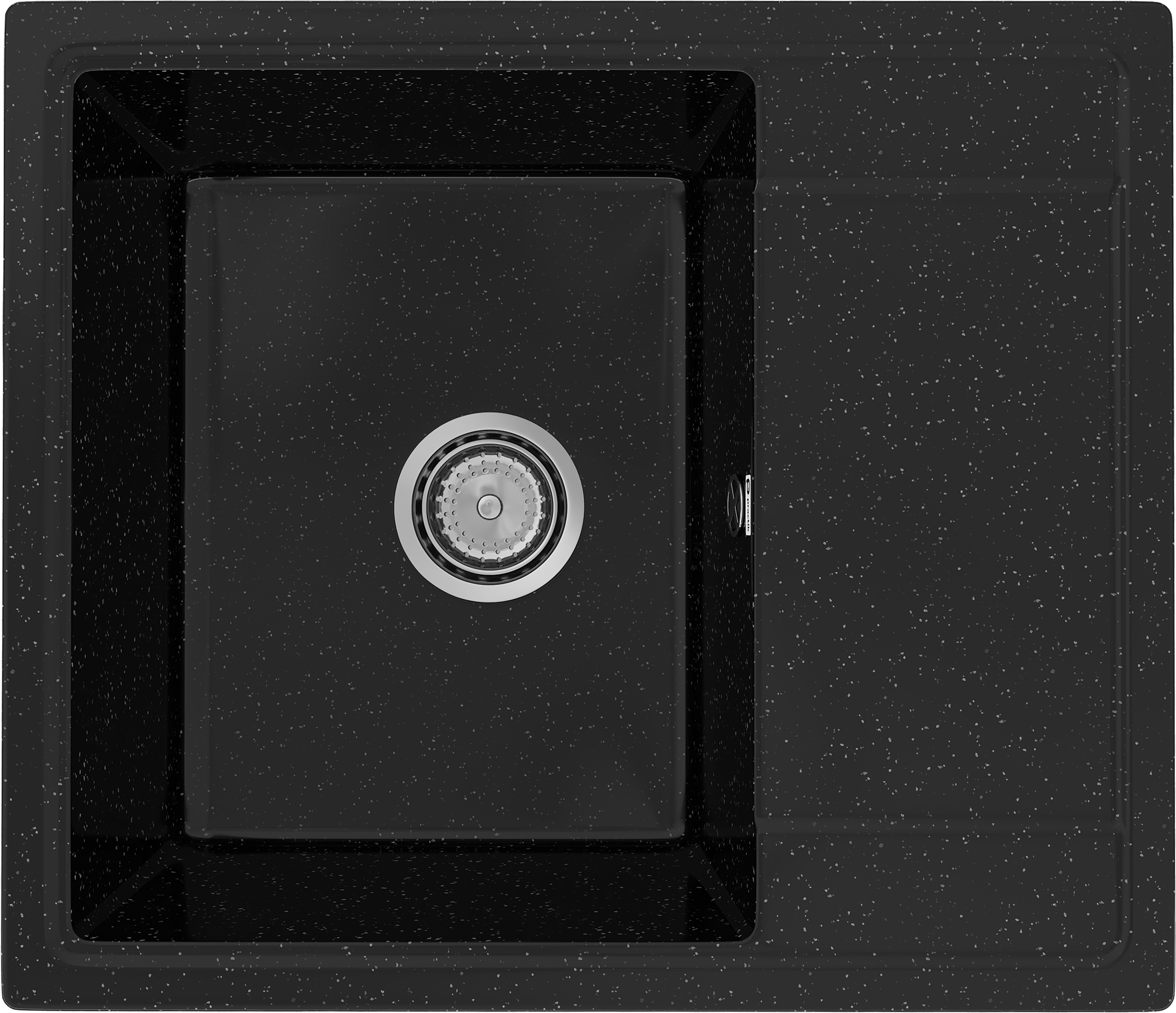 Мойка кухонная Practik PR-M 575-004 черный оникс