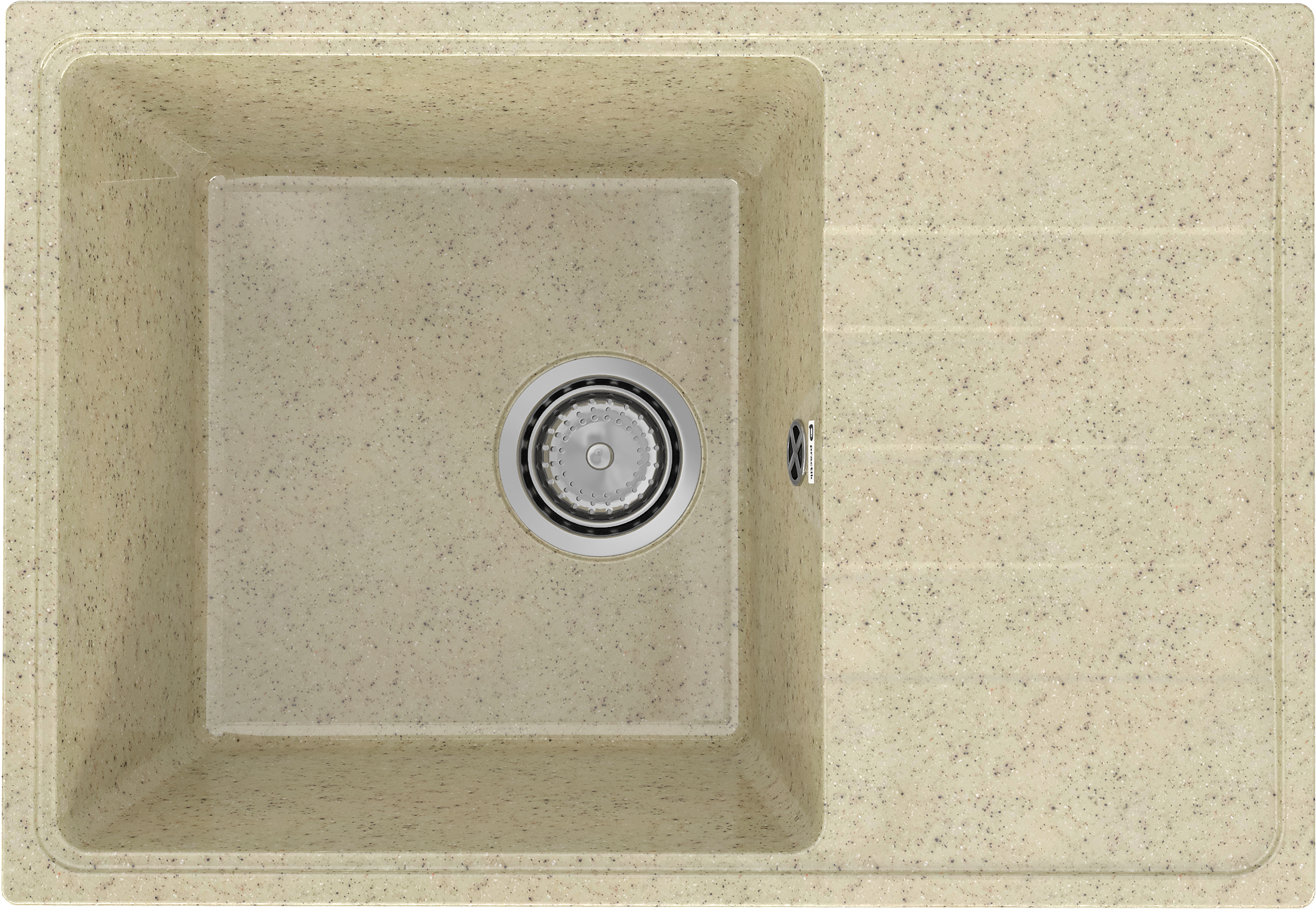 Мойка кухонная Practik PR-M 600-002 слоновая кость