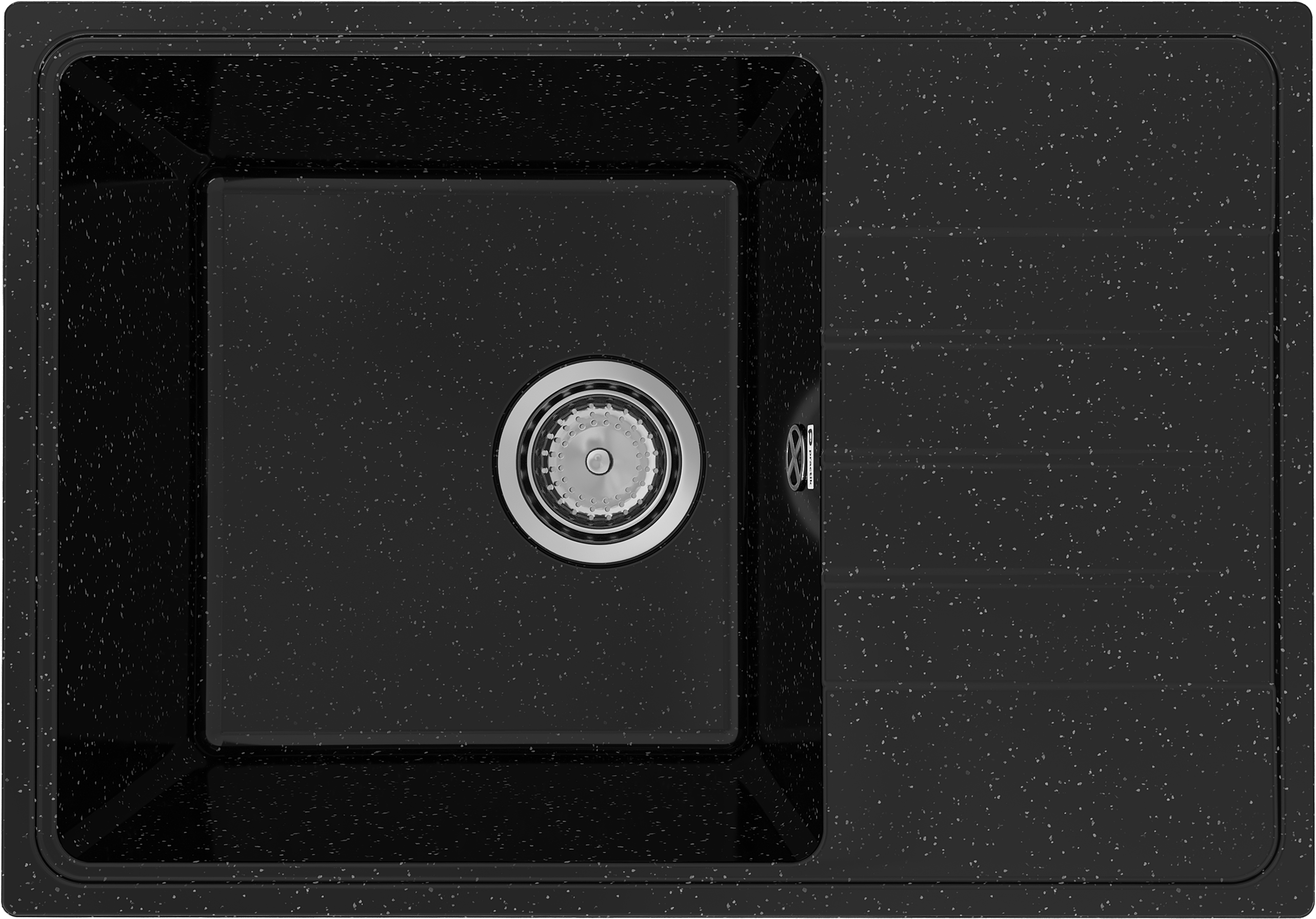 Мойка кухонная Practik PR-M 600-004 черный оникс