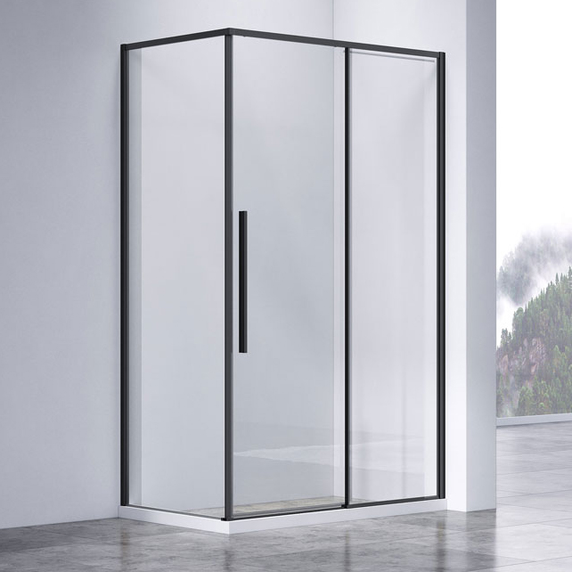 Душевой уголок Vincea Slim-N VSR-4SN9011CLB 110х90 см, профиль черный