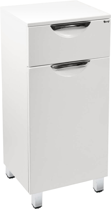 Тумба в туалет Emmy Милли R 30 напольная, белая