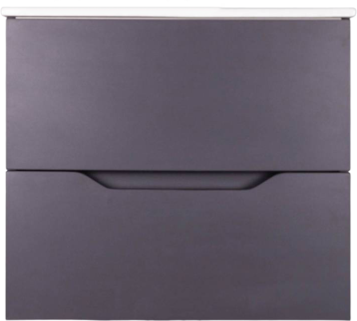Тумба под раковину без столешницы Orange Line 60, графит матовый
