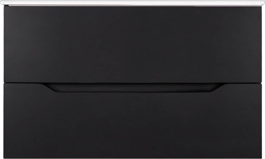 Тумба под раковину без столешницы Orange Line 100, черная матовая