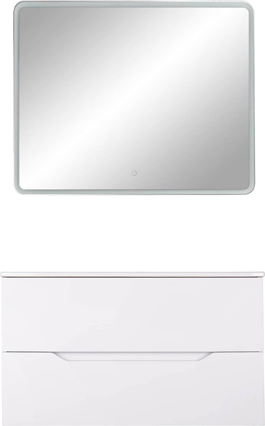 Мебель для ванной комнаты Orange Line 100 белая матовая