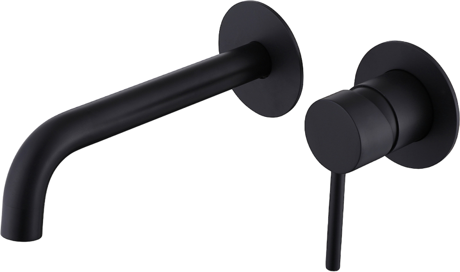 Смеситель для раковины Abber Wasser Kreis AF8112B С ВНУТРЕННЕЙ ЧАСТЬЮ, черный