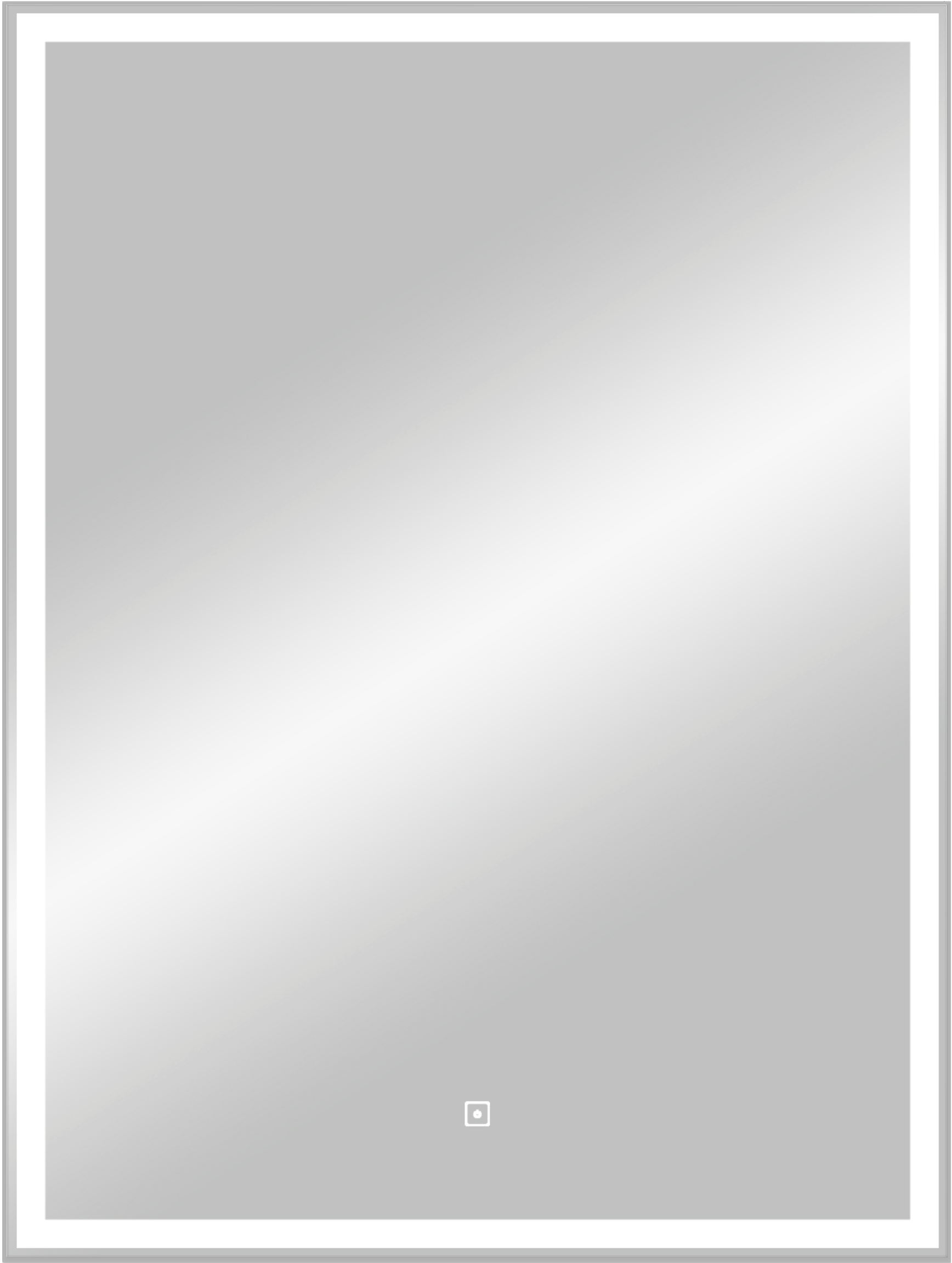 Зеркало CONTINENT Strong 60х80 с подсветкой