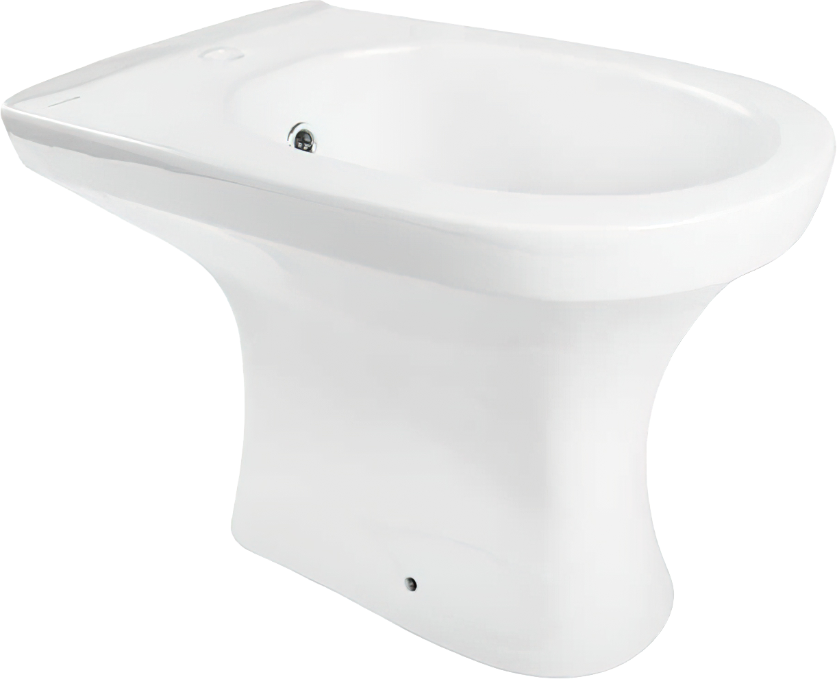 Биде напольное Керамин Санти CDB00015404 белое