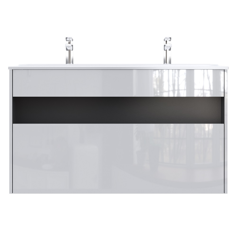 Тумба под раковину без столешницы AM.PM Func 120 белый глянец