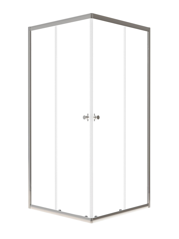 Душевой уголок Triton Вента Хром Щ0000057861 80х80, стекло прозрачное, профиль глянцевый хром