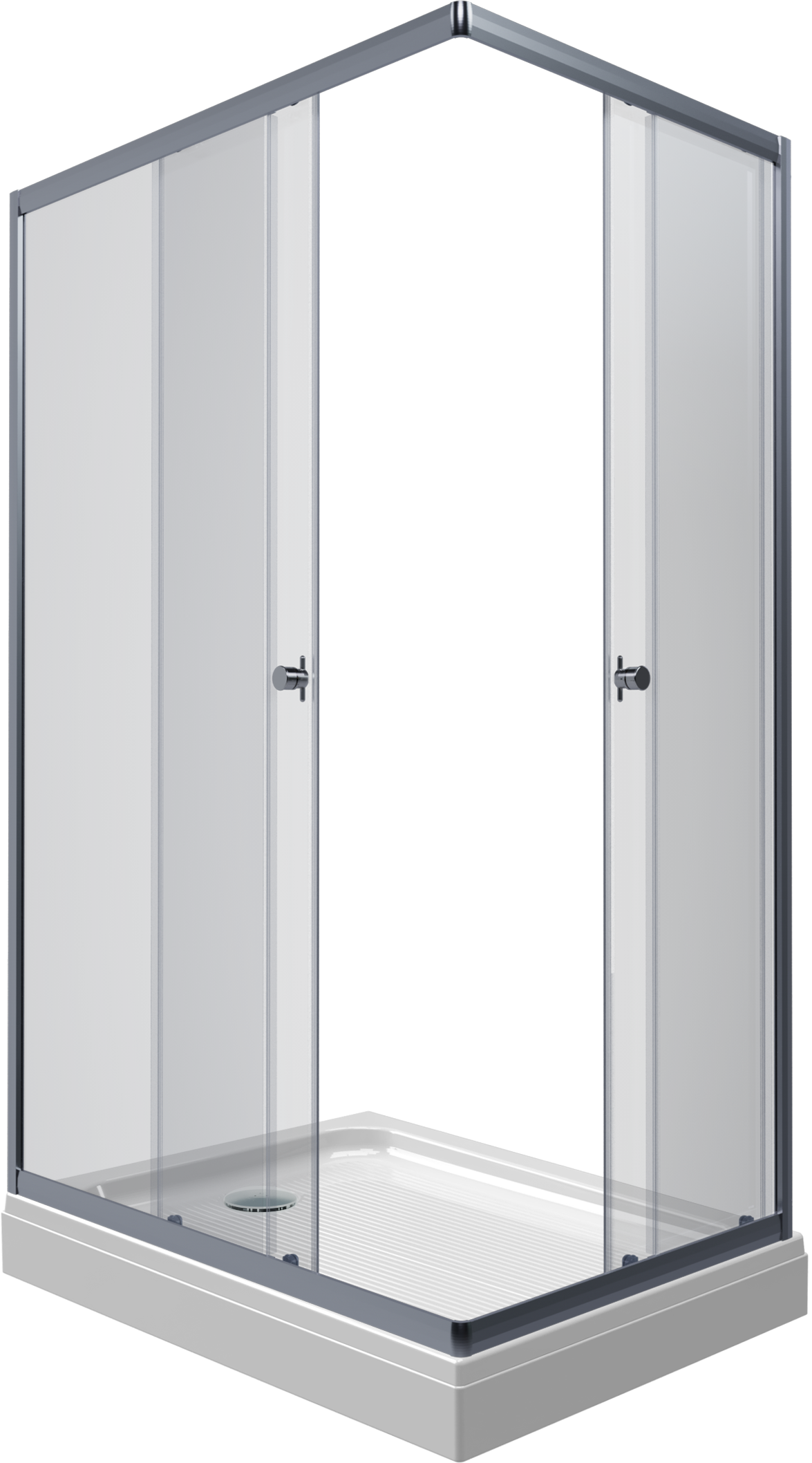 Душевой уголок Triton Вента Хром Щ0000049617 100х80 см с поддоном