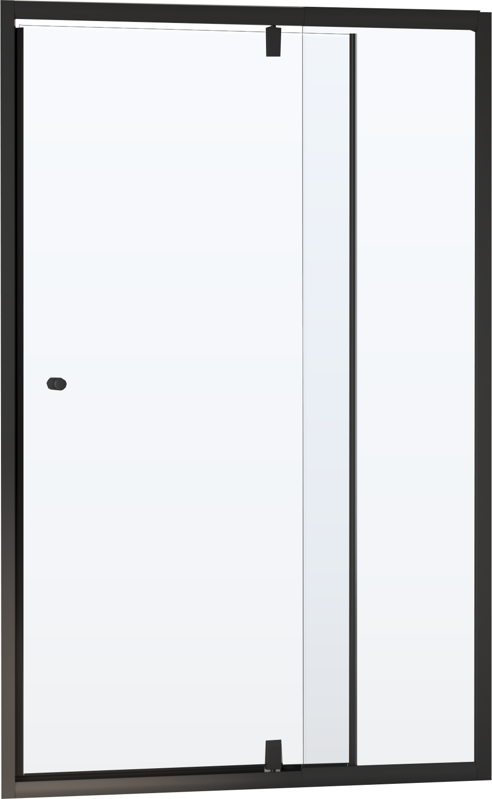 Душевая дверь в нишу RGW Passage PA-02B New 90x185, профиль черный, стекло прозрачное