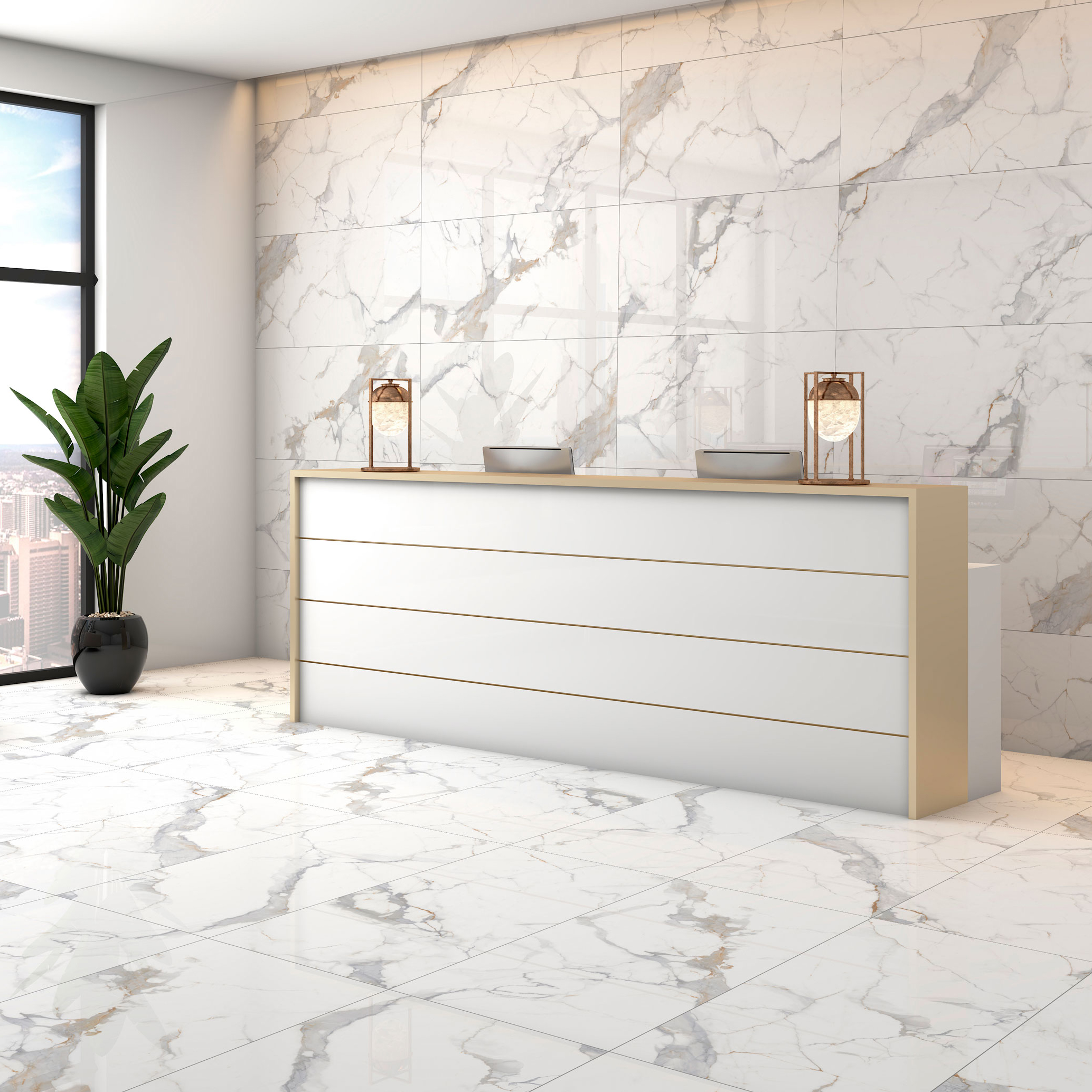 Коллекция плитки Global Tile Calacatta Imperial