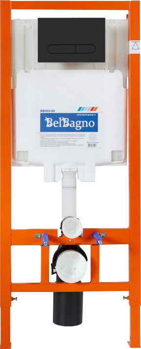 Инсталляция Инсталляция BelBagno BB002-80 + Кнопка Prospero BB007-PR-NERO.M черный матовый
