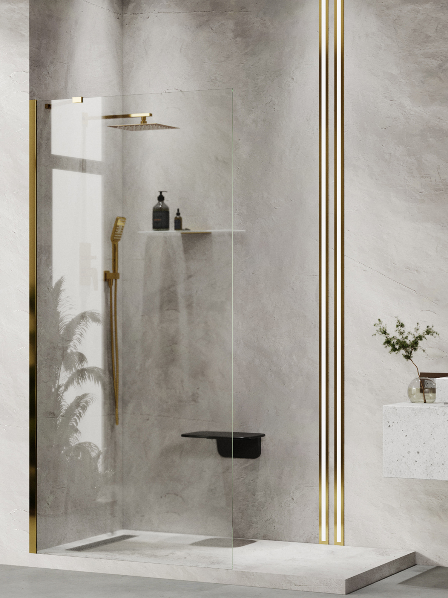 Душевая перегородка Wasserkraft Aisch 55W44