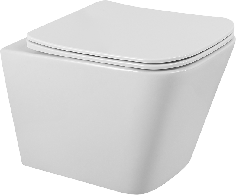 Унитаз подвесной BelBagno Ardente-R BB520CH-TOR BB3103/3106SC с микролифтом, безободковый, глянцевый белый