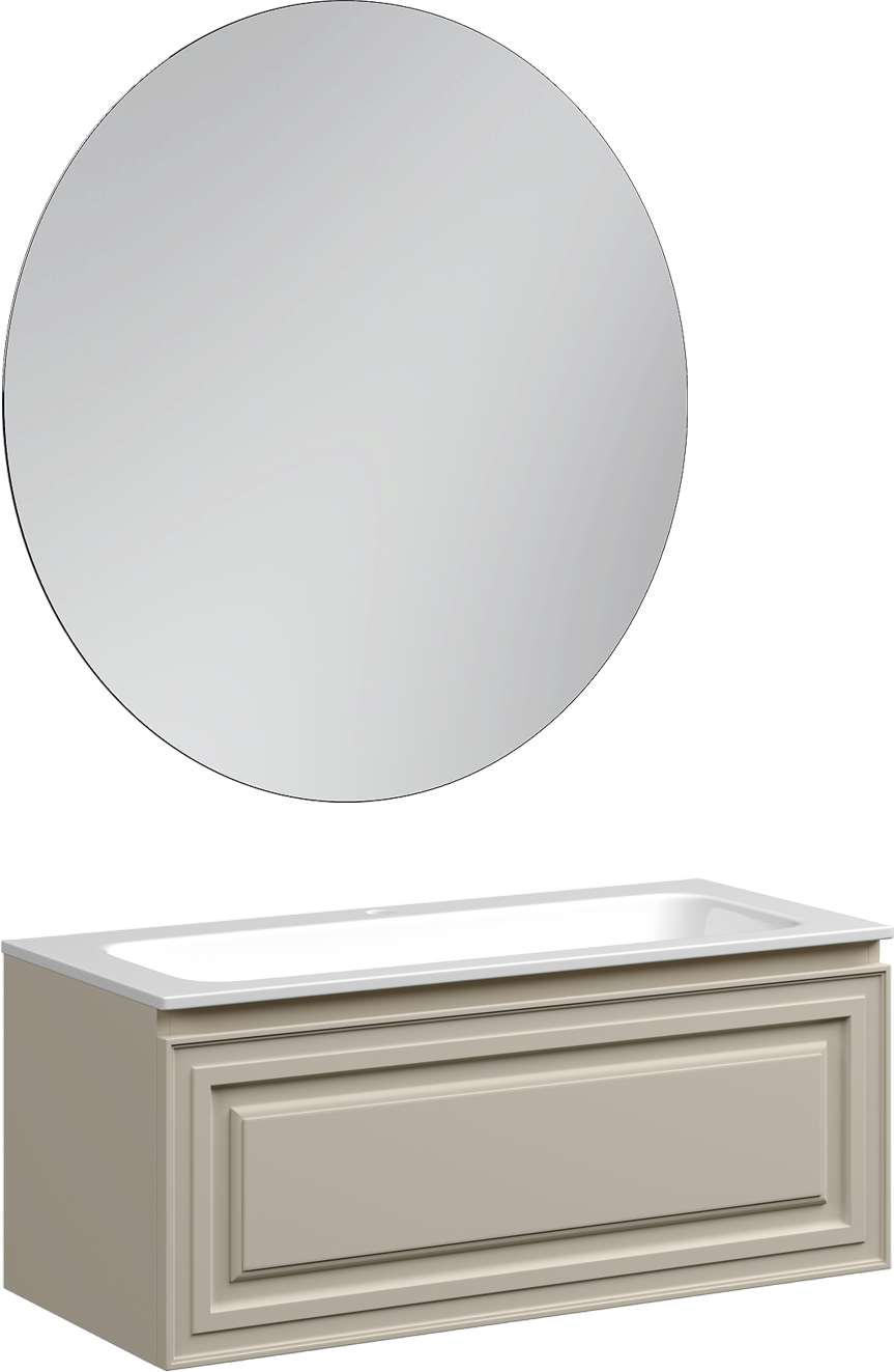 Мебель для ванной комнаты Sancos Very 100 beige soft