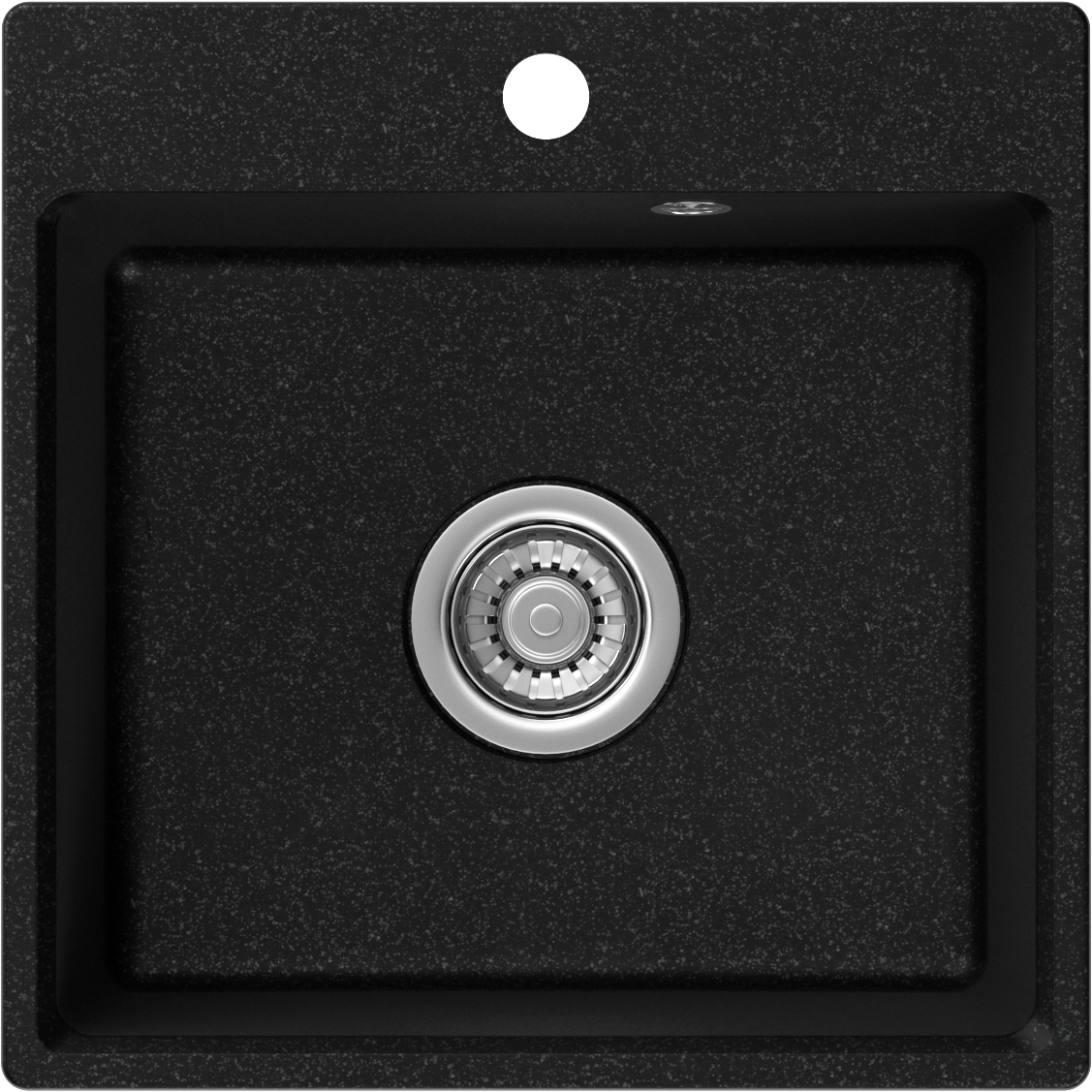 Мойка кухонная NOVA 44-44, черная