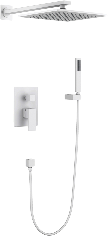 Душевой комплект Timo Selene SX-2069/16SM С ВНУТРЕННЕЙ ЧАСТЬЮ, матовый белый