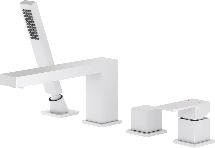 Смеситель на борт ванны Timo Selene 2130/16Y матовый белый