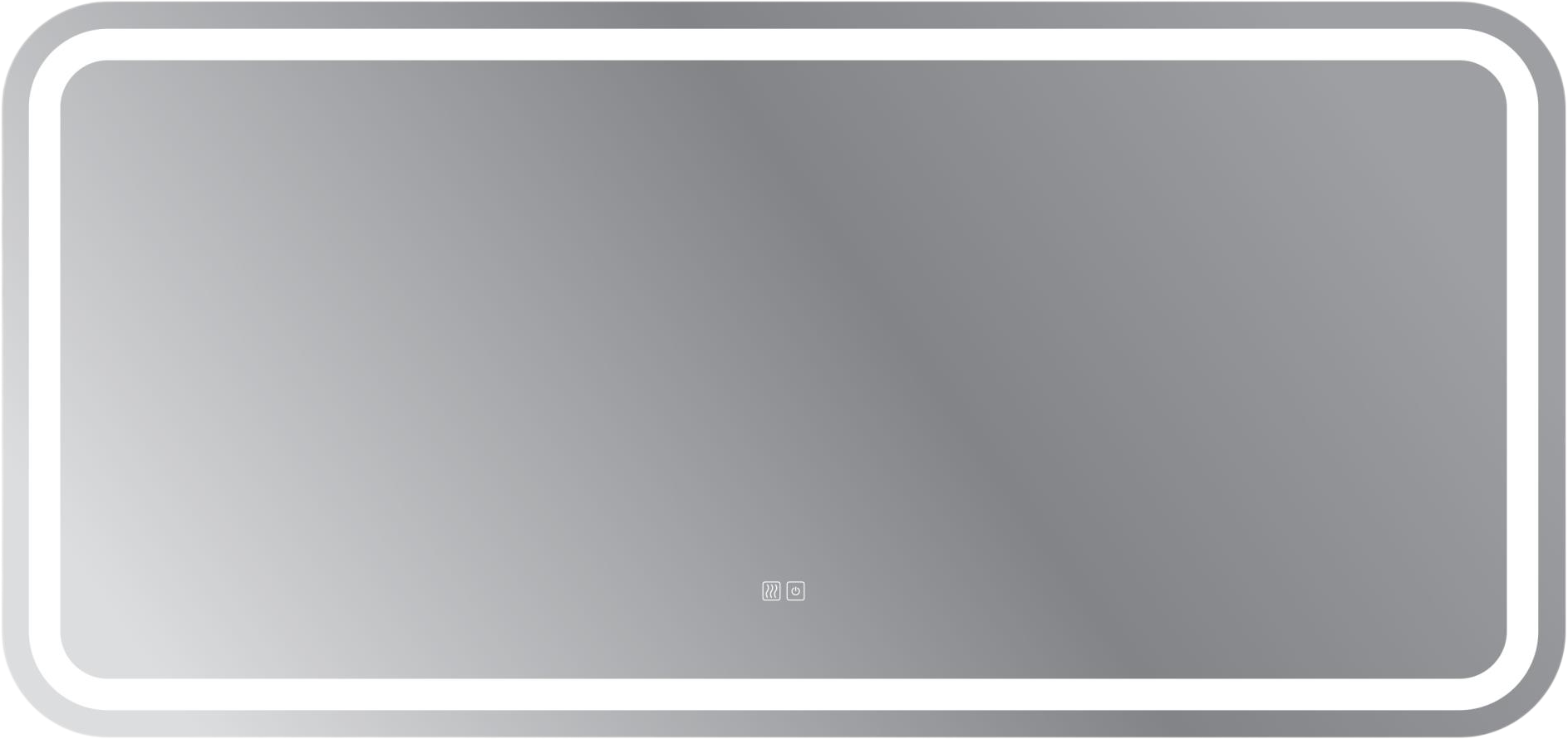 Зеркало Cezares Stylus 150х70 с подсветкой, с антизапотевателем