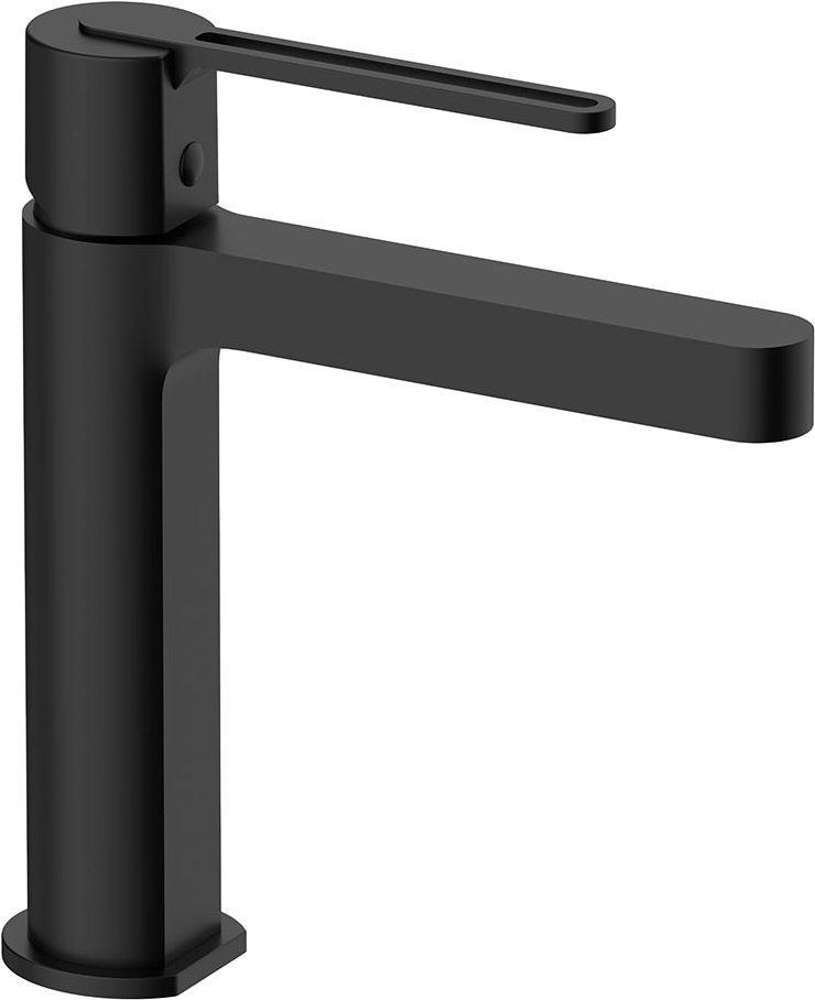 Смеситель для раковины Vincea Rondo VBF-1R1MB черный