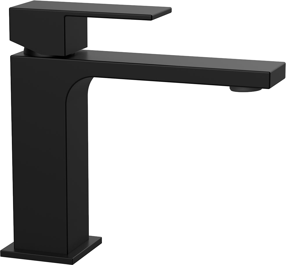 Смеситель для раковины Vincea Cube VBF-1C01MB черный