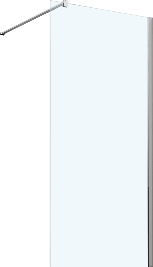 Душевая перегородка Vincea Walk-in VSW-1H600CL 60 см, профиль хром, стекло прозрачное