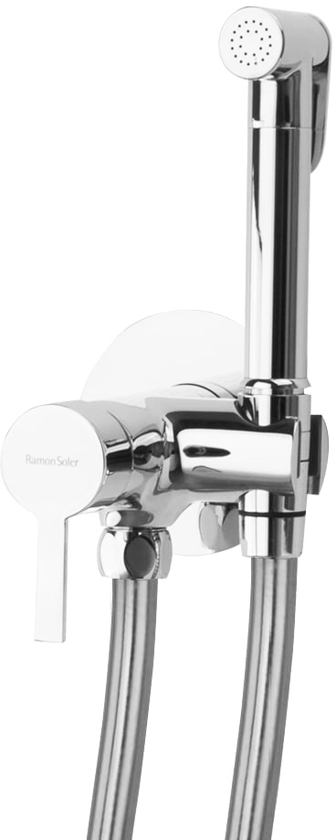 Гигиенический душ Ramonsoler Drako 336801WC со смесителем, С ВНУТРЕННЕЙ ЧАСТЬЮ, хром