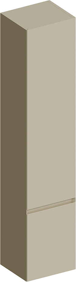 Шкаф-пенал для ванной KERAMA MARAZZI Cubo 165 L лимо матовый