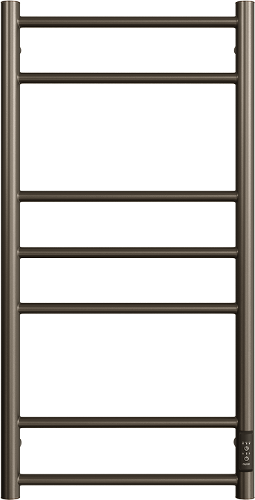 Полотенцесушитель электрический Двин L neo 4657795054969 80x45 см, подключение справа, слева, графит, лесенка