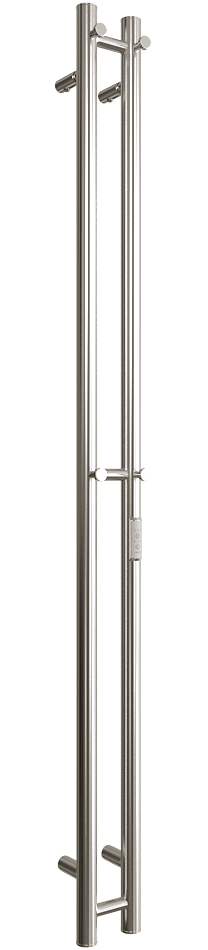 Полотенцесушитель электрический Двин X-2 neo 4657801240027 140x10 см, подключение справа, слева, хром, I-образный