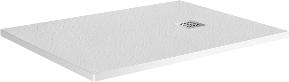 Поддон для душа BelBagno Uno AH 100х80, белый, с сифоном