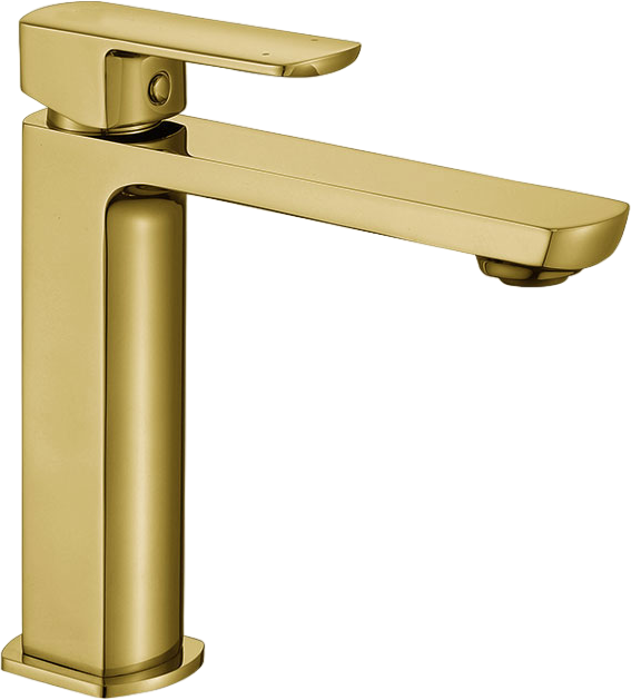 Смеситель для раковины Vincea Next VBF-1N1BG брашированное золото