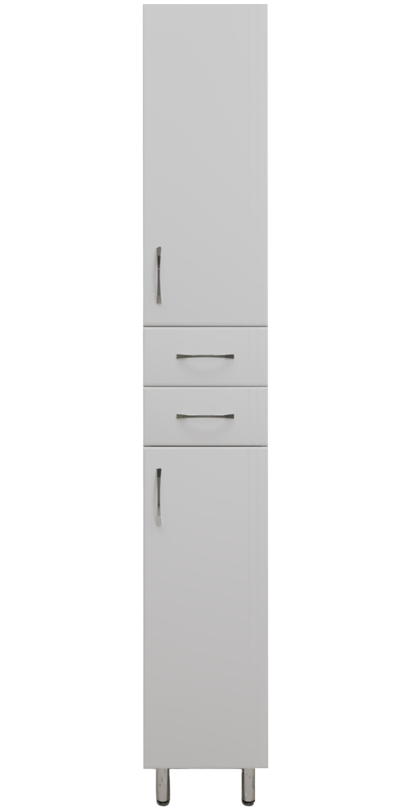 Шкаф-пенал для ванной Style Line Эко Стандарт 30 напольный, белый