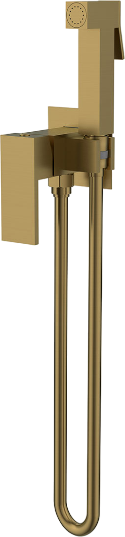 Гигиенический душ Vincea VHFW-102BG со смесителем, С ВНУТРЕННЕЙ ЧАСТЬЮ, брашированное золото