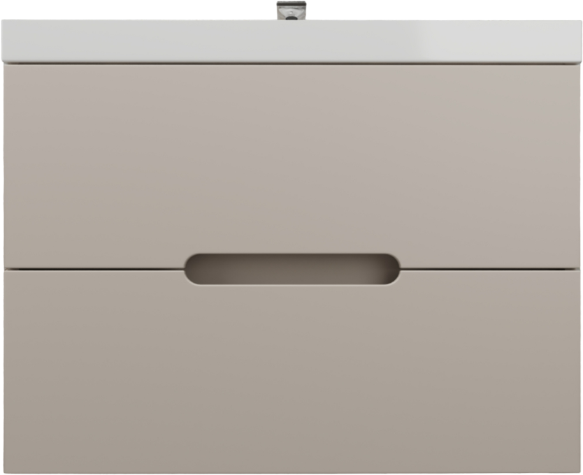 Тумба под раковину без столешницы Style Line Матис 80 подвесная, крем