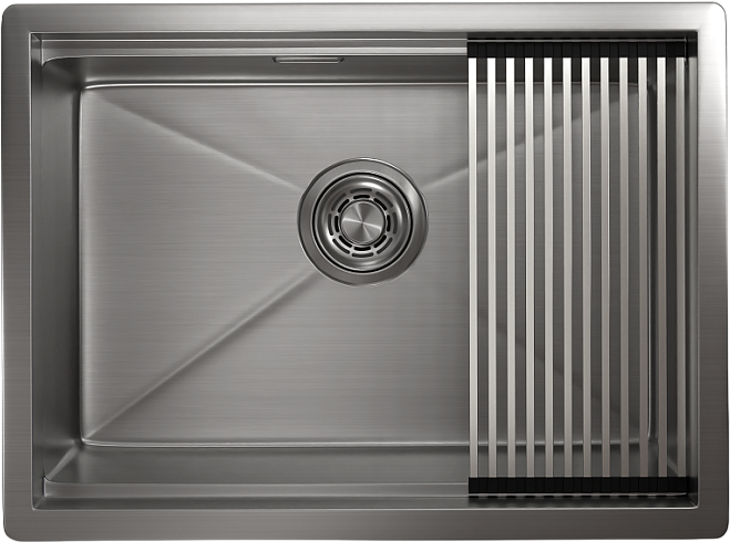 Мойка кухонная Granula Kitchen Space 6045U, сталь сатин
