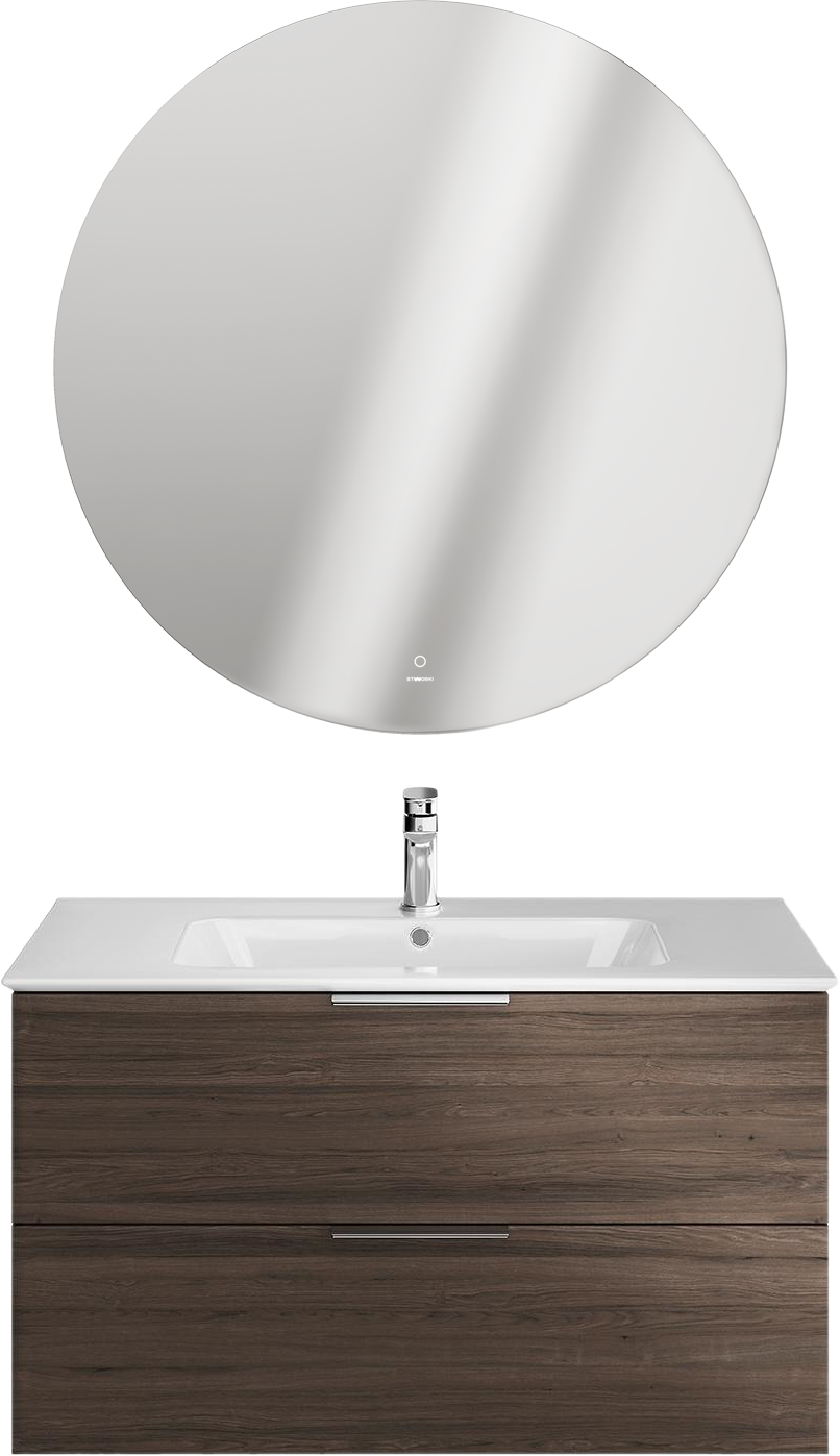 Мебель для ванной комнаты KERAMA MARAZZI Piano Forte 95 подвесная, дымчатый вяз