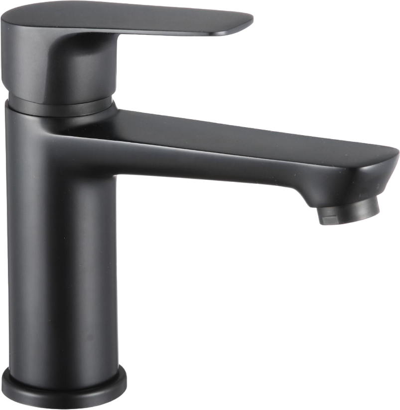 Смеситель для раковины Olive'S Tieso 26100TSB черный матовый