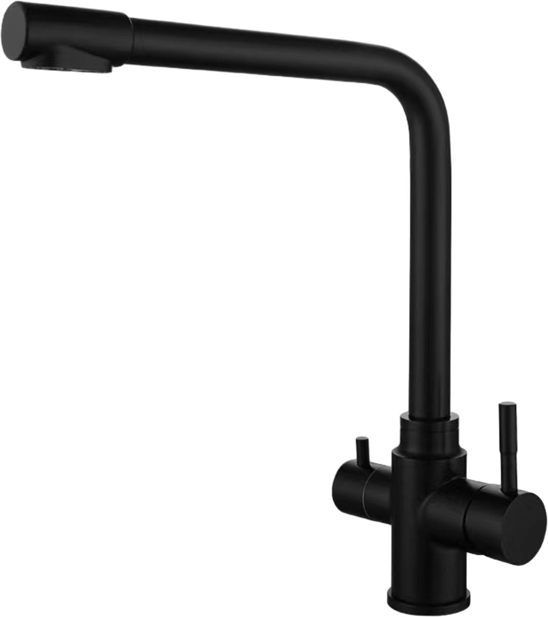 Смеситель для кухни Orange Boni M15-008b черный