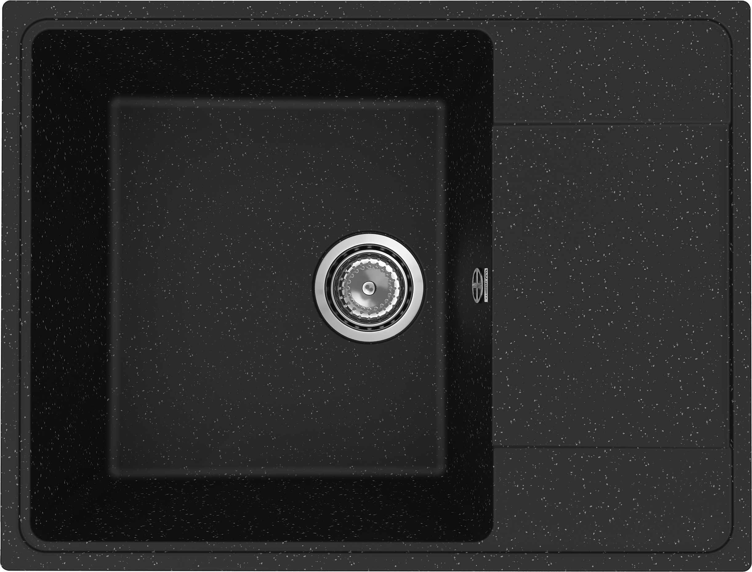 Мойка кухонная Practik PR-M 650-004 черный оникс