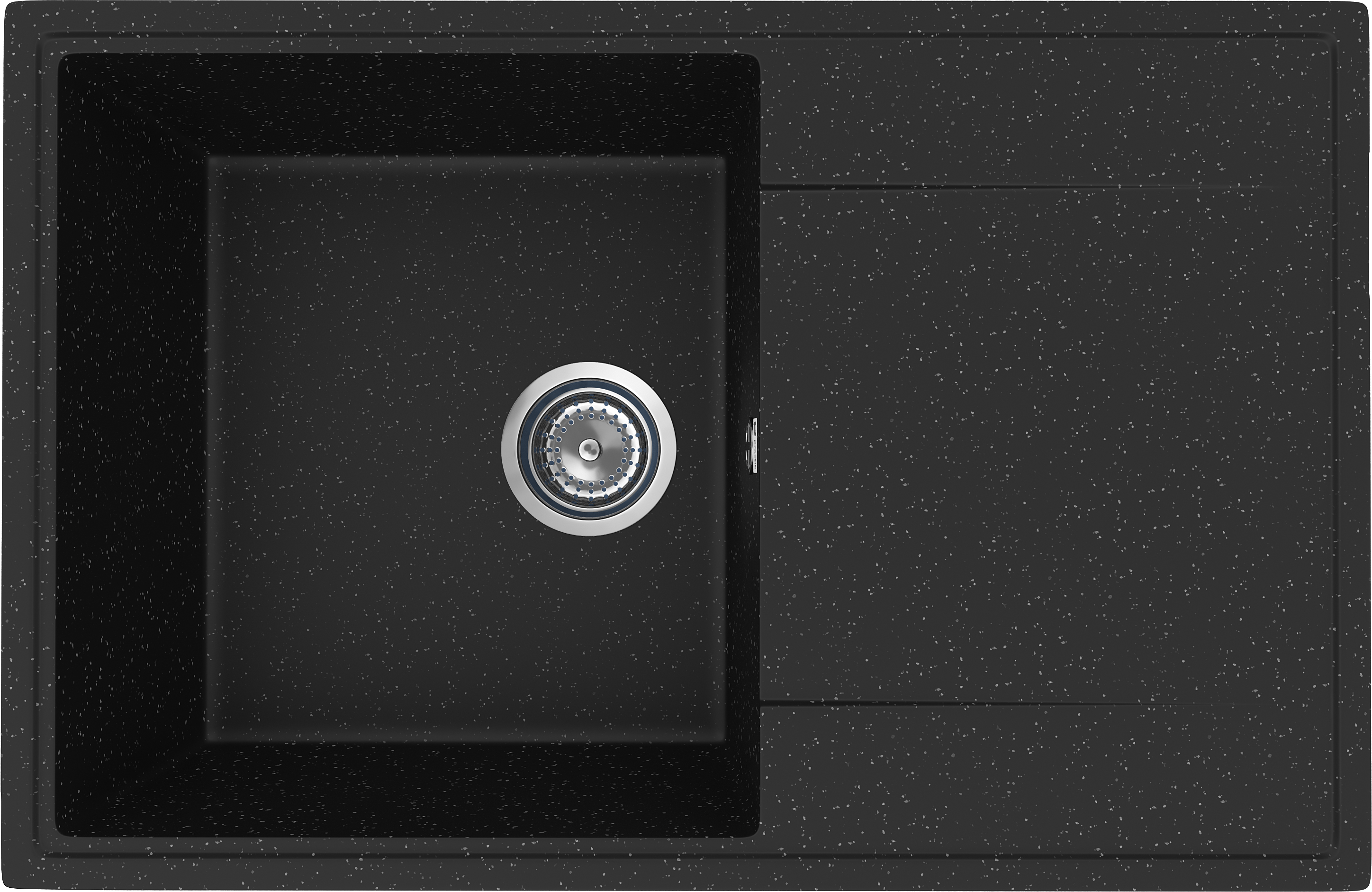 Мойка кухонная Practik PR-M 735-004 черный оникс